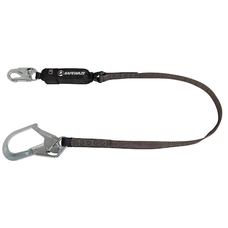 Energy Absorbing Lanyard, 6 ft. Length, 1 Leg(s), 400 lb Weight Capacity MPN:FS88665-HW