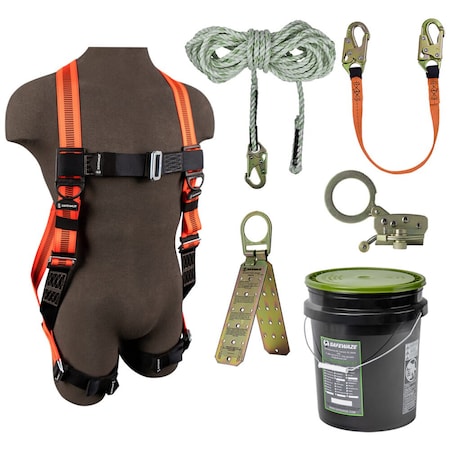 3 FT WEB POSITIONING LANYARD w DBL LOCKING SNP HKS MPN:FS88860-3