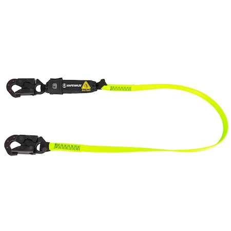 Arc Flash Rated Energy Absorbing Lanyard, 6 ft. Length, Snap Hook, 310 lb Weight Capacity MPN:SW560-AF-DE