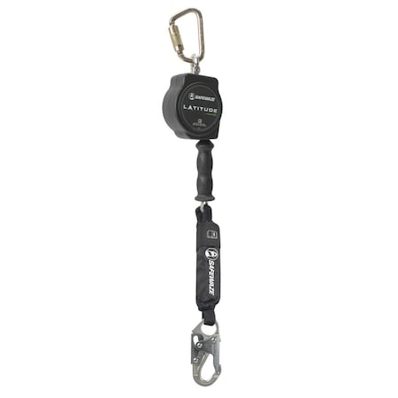 Latitude HD 10' Single Cable SRL: Carabiner, Snap Hook MPN:SW8008-10
