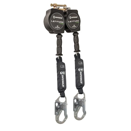 Latitude HD 10' Dual Cable SRL: SW-9012 BWB, Snap Hooks MPN:SW8008-10-DL