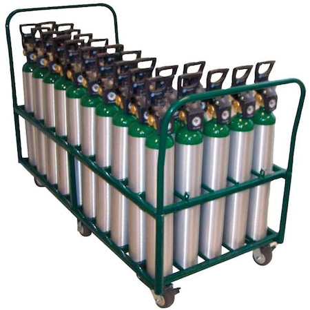 Cylinder Trolley, 38 In. H, 2400 lb. MPN:MDE-50V