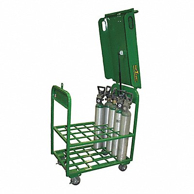 Medical Cart (4) Casters Lockable Top MPN:MDE-24-T