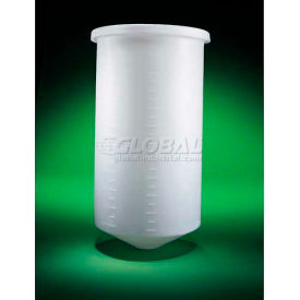 Saint Gobain HDPE 150 Gal. Conical-Bottom Tank w/Cover 32