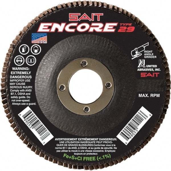 Flap Disc: 7/8 in Hole, 80 Grit, Zirconia Alumina, Type 27 MPN:71269 Flap Disc: 7/8 in Hole, 80 Grit, Zirconia Alumina, Type 27 MPN:71269