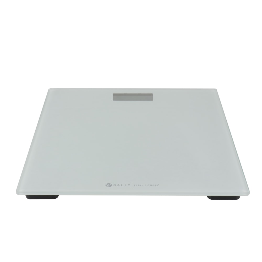 Bally Total Fitness 995110091M Digital Bathroom Scale, 1inH x 11-3/4inW x 11-3/4inD, Gray MPN:995110091M