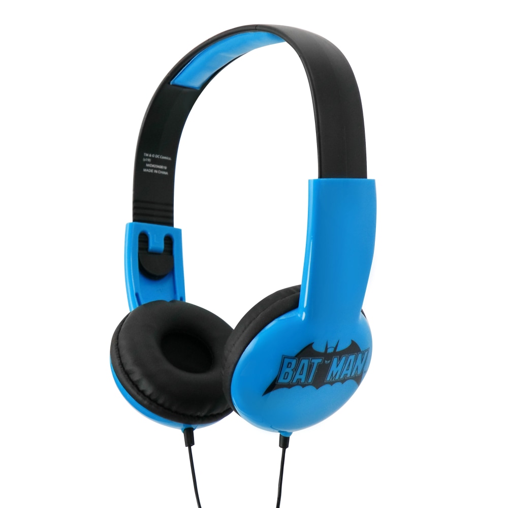 Sakar Batman Kid-Safe Adjustable Headphones, Blue MPN:995100678M