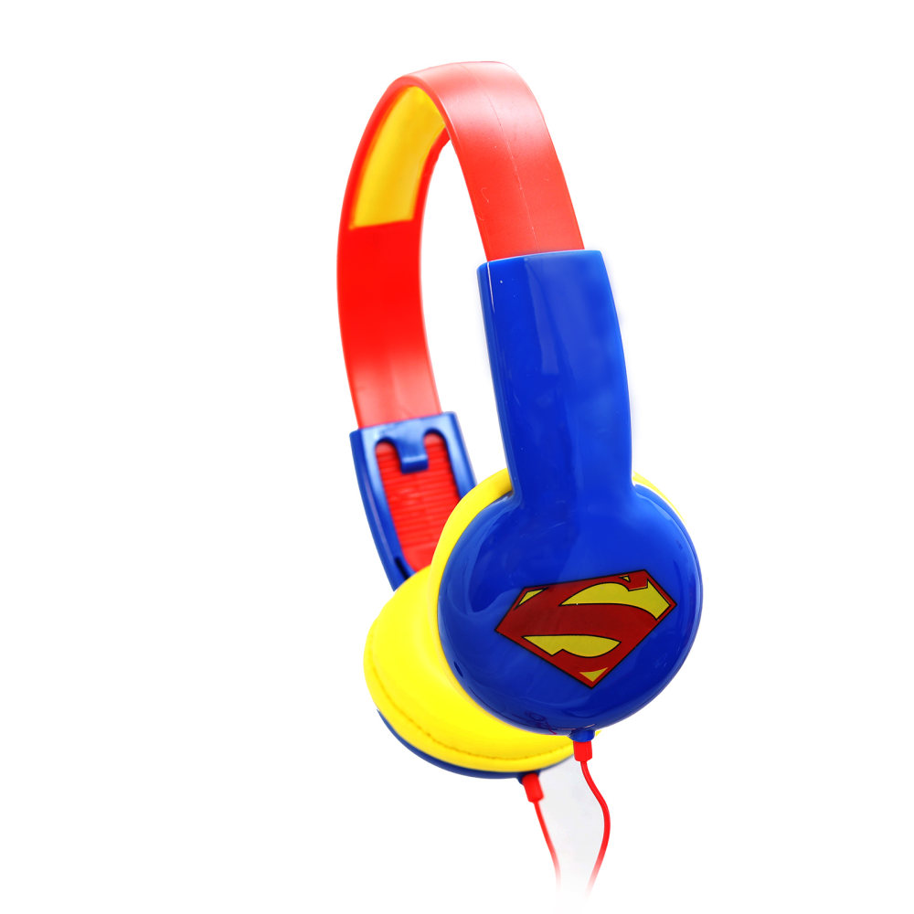 Sakar Superman Kid-Safe Adjustable Headphones, Blue MPN:995100680M