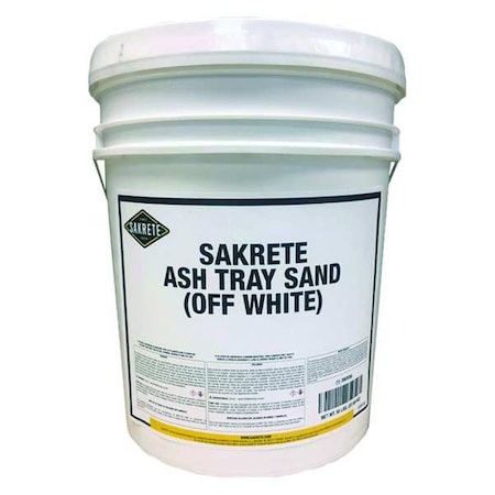 Ash Tray Sand (Off White) - 50 lb. Pail MPN:120016