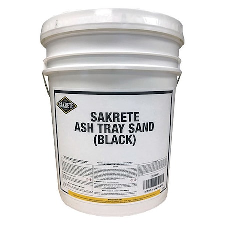 Ash Tray Sand (Black) - 50 lb. Pail MPN:120017