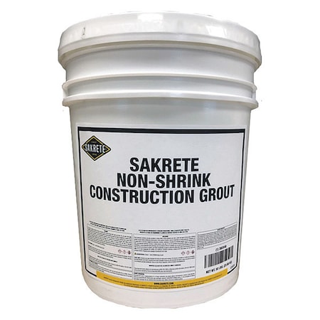 Grout, Pail, Gray, Non-Shrink Construction MPN:120024
