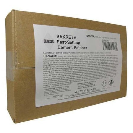 Concrete Repair Compound, Box, Gray, Fast Setting MPN:120028