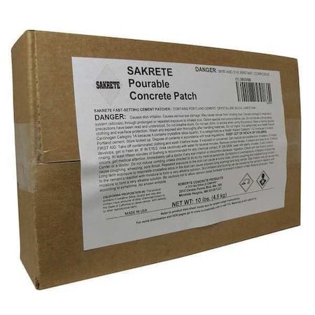 Concrete Patch, Bag, Gray, Sakrete MPN:120037