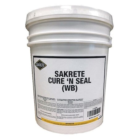Concrete Sealer, Pail, Clear, Cure & Seal MPN:120045
