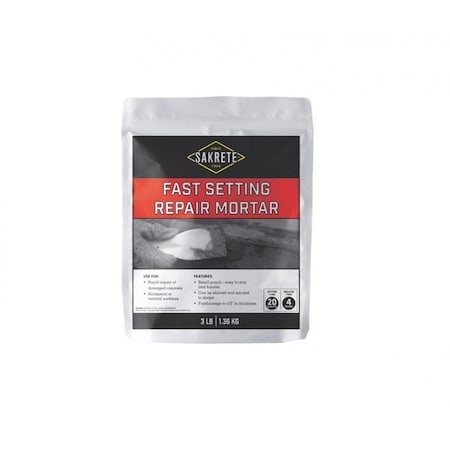 Fast Setting Repair Mortar - 3 lb. Bag MPN:120371