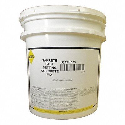 Concrete Mix Pail 50 lb Fast Setting MPN:120019