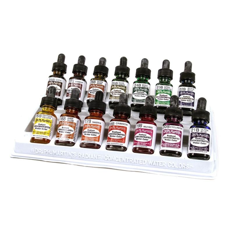 Dr. Ph. Martins Radiant Concentrated Watercolor Set, Set B MPN:SET-B-1/2Z