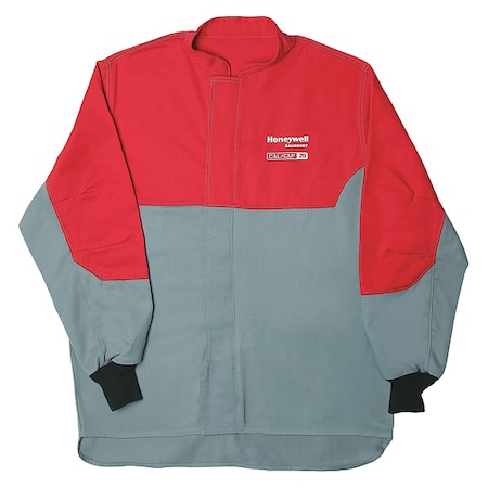 Arc Flash Coat, 20 cal/sq cm ATPV, XL, 13 oz Cotton/Nylon, Zipper Closure MPN:ACC20RGXL