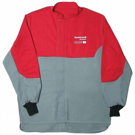 FR Coat, 8 cal/sq cm, 5XL, 8.9 oz/sq yd Hook-and-Loop, Zipper Closure MPN:ACC8RG5X