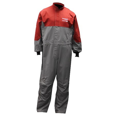 Coverall, 20 cal/sq cm ATPV, M, 30 in Inseam, Cotton/Nylon, Hook-and-Loop MPN:ACCA20RGM