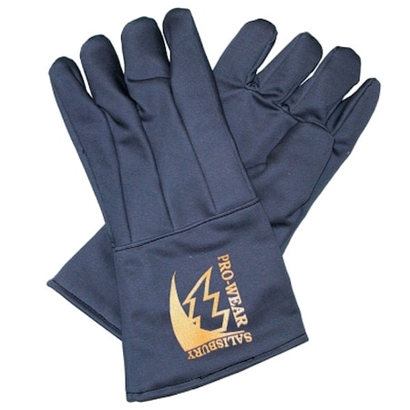 PRO-WEAR Mechanics Style Gloves and Mit, Cotton and Nylon Palm, Blue MPN:AFG20