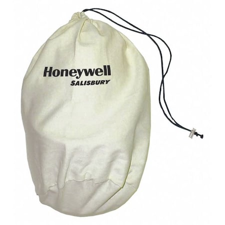 Arc Flash Faceshield Storage Bag, Holds Headgear Components, Cotton, Fleece Interior, White MPN:AS BAG