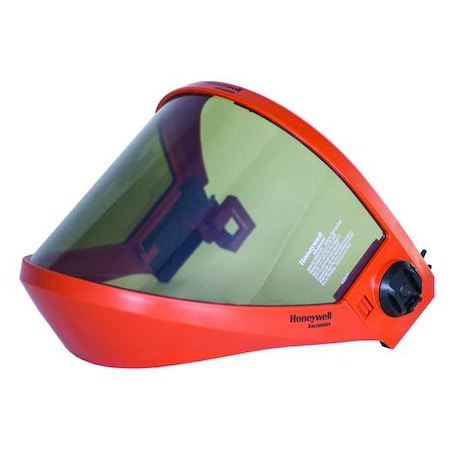 Face Shield Assembly, Bronze Visor, 10 in Height, Anti-Fog, Scratch-Resistant Lens MPN:AS1000-SPL