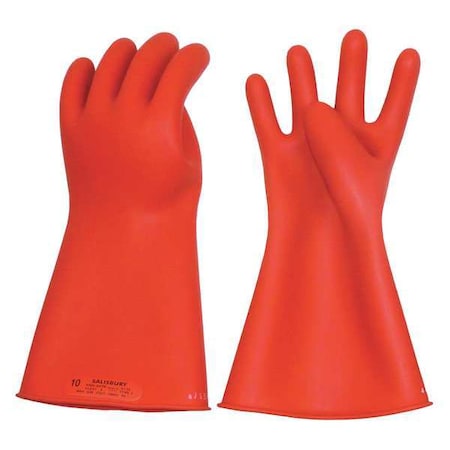 Electrical-Insulating Gloves, 1, 000V AC, 1, 500V DC, Rubber, 11