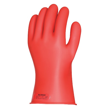 Electrical-Insulating Gloves, 1, 000V AC, 1, 500V DC, Rubber, 11 in Length, Yellow, Size 12 MPN:E011Y/12