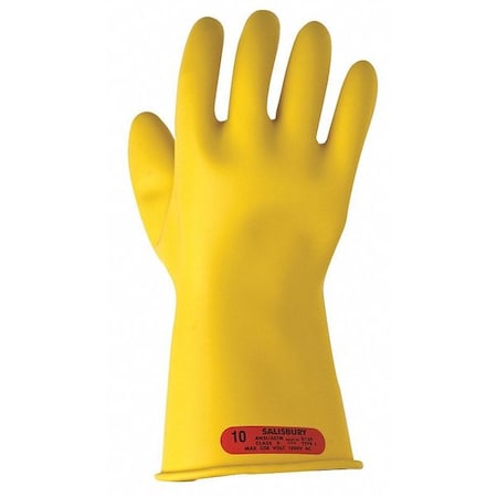 Electrical-Insulating Gloves, 1, 000V AC, 1, 500V DC, Rubber, 11