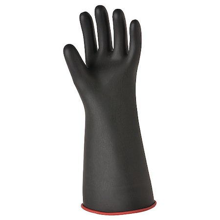 Electrical-Insulating Gloves, 7, 500V AC, 11, 250V DC, Rubber, 14