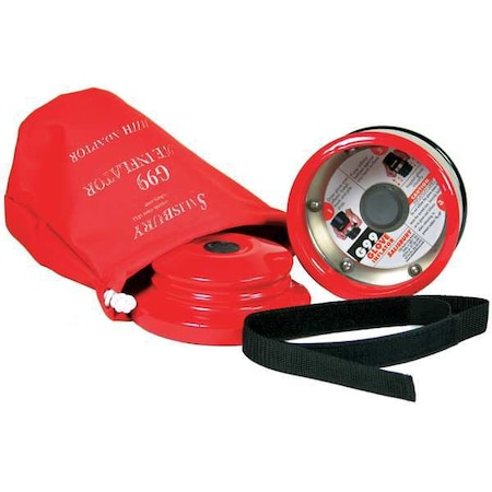Electrical Glove Inflator Kit, Canvas, Nylon, Not Applicable Length, Black, Red MPN:G100