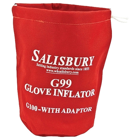 Inflator Carrying Bag, Canvas, Not Applicable Length, Red MPN:G99B