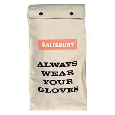 Glove Bag, Canvas, 16 in Length, Beige MPN:GB116