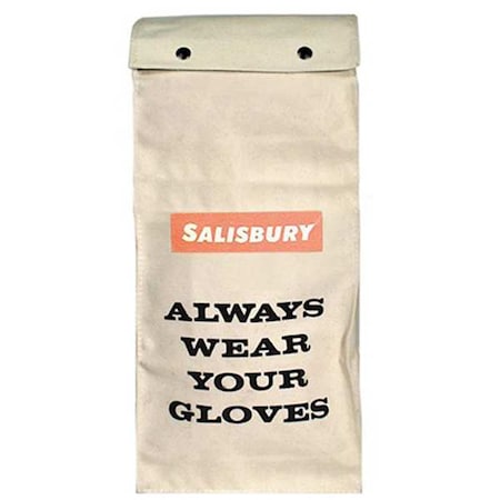 Glove Bag, Canvas, 18 in Length, Beige MPN:GB118