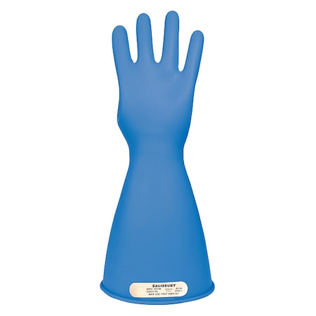 Electrical-Insulating Glove Kit, 500V AC, 750V DC, Rubber, 14 in Length, Blue, Size 12 MPN:GK0014BL/12