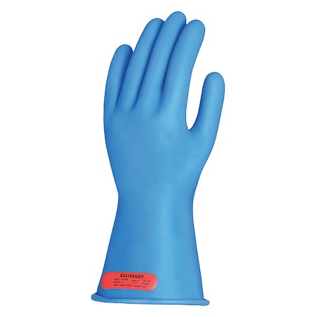 Electrical-Insulating Glove Kit, 1, 000V AC, 1, 500V DC, Rubber, 11 in Length, Blue, Size 12 MPN:GK011BL/12