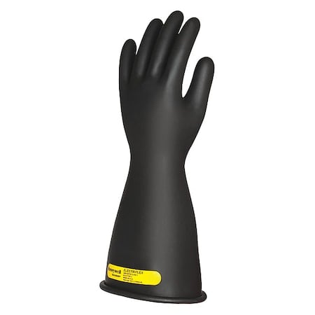 Electrical-Insulating Glove Kit, 17, 000V AC, 25, 500V DC, Rubber, 14 in Length, Black, Size 9-1/2 MPN:GK214B/9H