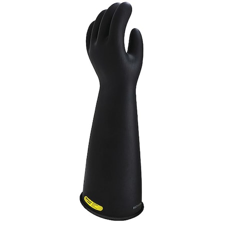 Electrical-Insulating Glove Kit, 17, 000V AC, 25, 500V DC, Rubber, 16 in Length, Black, Size 8 MPN:GK216B/8