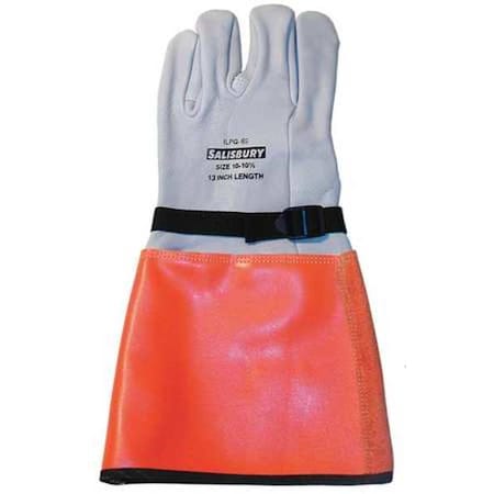Electrical-Insulating Glove Protectors, Goatskin, 15