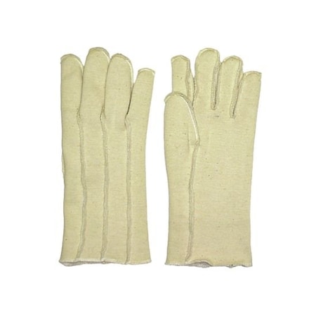 Knit Gloves, Jersey Cotton, Cream, 1 PR MPN:L10JK