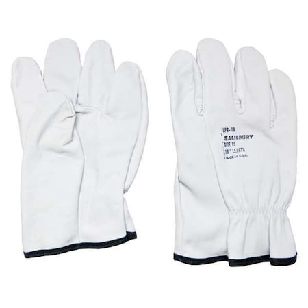 Electrical Glove Protector, Goatskin, 10 in Length, Cream, Size 10 MPN:LPG10/10