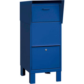 Courier And Collection Box 4975BLU - Blue Private Access 4975BLU