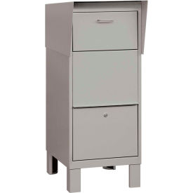 Courier And Collection Box 4975GRY - Gray Private Access 4975GRY