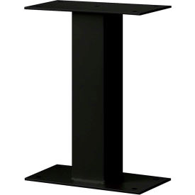 Standard Pedestal 4395BLK - Bolt Mounted for Mail Package Drop Locker Black 4395BLK