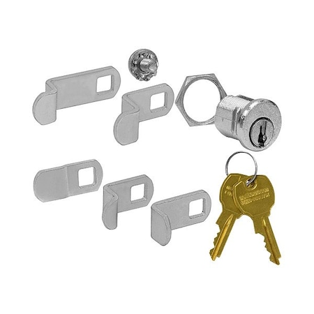 Mailbox Lock, 10 Keys, 2
