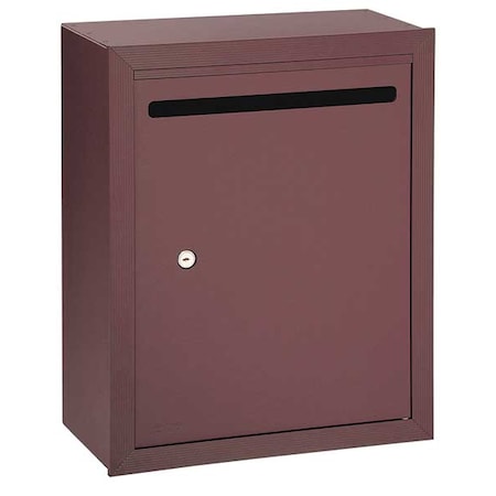 Letter Box, Bronze, Powder Coated, 1 Doors, Surface, - MPN:2240ZP