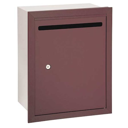 Letter Box, Bronze, Powder Coated, 1 Doors, Recessed, - MPN:2245ZP