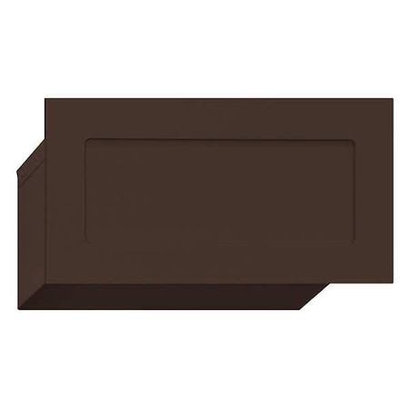 Drop Box, Bronze, Powder Coated, 1 Doors, Recessed, Assembled MPN:2255BRZ