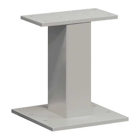 Standard Pedestal, Gray, Powder Coated, Bolt, 3, 4 MPN:3385GRY